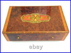 Rare 2000 Limited Edition Fuente Opus X Travel Humidor Amboyna Wood #82 of 300