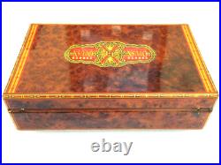 Rare 2000 Limited Edition Fuente Opus X Travel Humidor Amboyna Wood #82 of 300