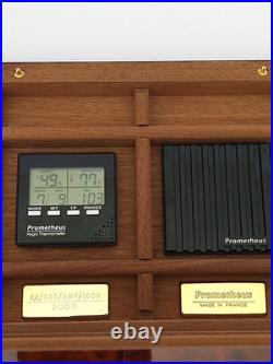 Rare 2000 Limited Edition Fuente Opus X Travel Humidor Amboyna Wood #82 of 300