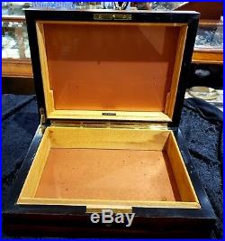 Rare Alfred Dunhill Humidor Cigar Box Gifted By Sergio Mendes With Plaque