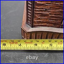 Rare Antique Black Forest 8.5 Smoker Tobacco Humidor Sigar Chest Needle Point