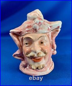 Rare Antique Majolica Figural Tobacco Humidor Jester Rare Antique Majolica Figural Tobacco Humidor Jester
