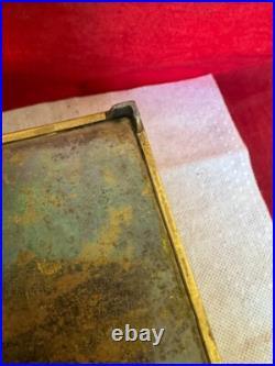 Rare Antique Ornate Scene Motif Bronze Humidor c. 1890's