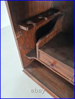 Rare Antique Presentation Tobacco And Pipe Box, English, 1939, 12x9x7
