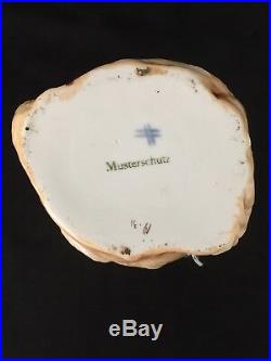 Rare Antique Schierholz Sgnd, Musterschutz Tobacco Jar Of Drunken Monkey