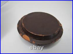 Rare Antique Vintage Tobacco Terracotta Cigar Jar Humidor Face Head U&C 448