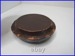 Rare Antique Vintage Tobacco Terracotta Cigar Jar Humidor Face Head U&C 448