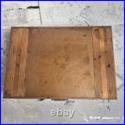 Rare Arts & Crafts Copper Humidor Wooden Cigar Box Rare Arts & Crafts Copper Humidor Wooden Cigar Box