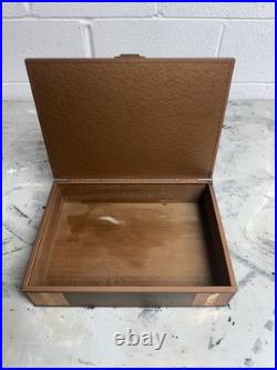 Rare Arts & Crafts Copper Humidor Wooden Cigar Box Rare Arts & Crafts Copper Humidor Wooden Cigar Box