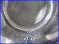 Rare Beautiful Antique German Silverplate 13g Hallmark Glass Tobacco Humidor 8