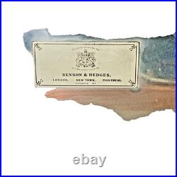 Rare Benson & Hedges Presentation Cigar Humidor, Case, Lined Tin & Copper 1930s