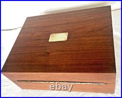 Rare Benson & Hedges Presentation Cigar Humidor, Case, Lined Tin & Copper 1930s