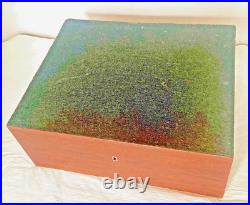 Rare Benson & Hedges Presentation Cigar Humidor, Case, Lined Tin & Copper 1930s