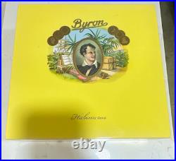 Rare Byron Reserva 5 Años Humidor Box for 25 Cigars with Hygrometer & Thermometer