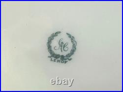 Rare CAC Lenox Sterling Silver Overlay Tobacco Jar Humidor withTobacco Plant Motif