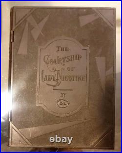 Rare Colt The Courtship of Lady Nicotine Bakelite Humidor Rare Colt The Courtship of Lady Nicotine Bakelite Humidor