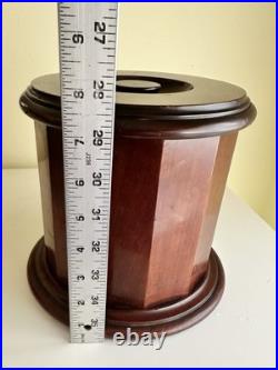 Rare Dunhill of London Mahogany Tabacco Jar Humidor The White Spot Rare Dunhill of London Mahogany Tabacco Jar Humidor The White Spot