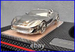 Rare Ferrari 812 Gts Carbon Fiber Key Box / Humidor With Mini Chrome Replica