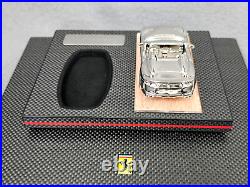 Rare Ferrari 812 Gts Carbon Fiber Key Box / Humidor With Mini Chrome Replica