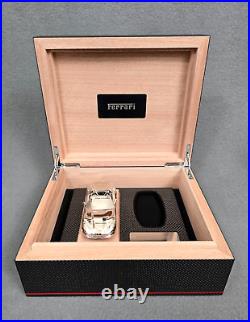 Rare Ferrari 812 Gts Carbon Fiber Key Box / Humidor With Mini Chrome Replica