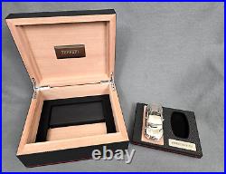 Rare Ferrari 812 Gts Carbon Fiber Key Box / Humidor With Mini Chrome Replica