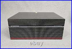 Rare Ferrari 812 Gts Carbon Fiber Key Box / Humidor With Mini Chrome Replica