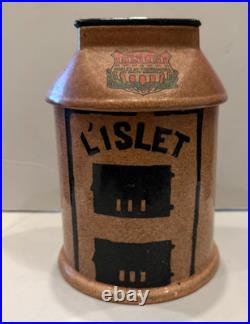 Rare L'Islet Foundry Cast Iron Salesman Sample Furnace Cigar Humidor Quebec