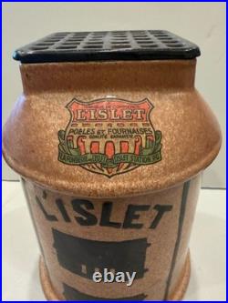 Rare L'Islet Foundry Cast Iron Salesman Sample Furnace Cigar Humidor Quebec