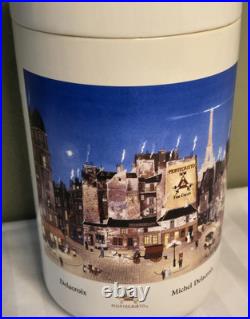 Rare Montecristo Ceramic Tobacco Cigar Humidor Michel Delacroix Detail Graphics