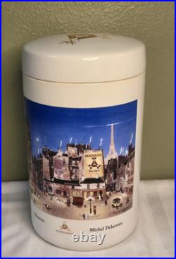 Rare Montecristo Ceramic Tobacco Cigar Humidor Michel Delacroix Detail Graphics Rare Montecristo Ceramic Tobacco Cigar Humidor Michel Delacroix Detail Graphics