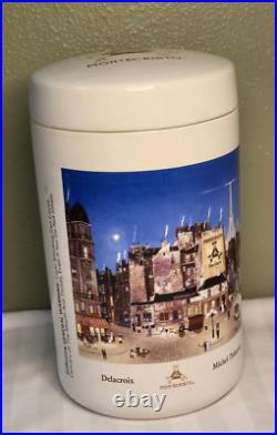 Rare Montecristo Ceramic Tobacco Cigar Humidor Michel Delacroix Detail Graphics