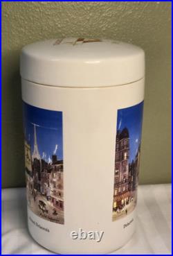 Rare Montecristo Ceramic Tobacco Cigar Humidor Michel Delacroix Detail Graphics