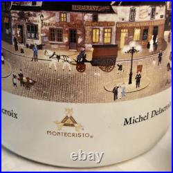 Rare Montecristo Ceramic Tobacco Cigar Humidor Michel Delacroix Detail Graphics Rare Montecristo Ceramic Tobacco Cigar Humidor Michel Delacroix Detail Graphics