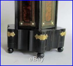 Rare NAPOLEON III FRENCH EMPIRE Gilt Metal & Burlwood Musical Humidor c. 1870