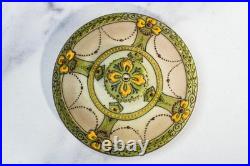 Rare Nippon Antique Painted Native American Indian Chief Tobacco Humidor Jar