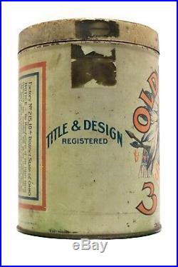 Rare Old Seneca litho 50 cigar humidor tin in good condition