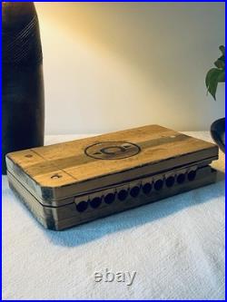 Rare Vintage Camacho Cigar 10-Slot Wooden Press Las Vegas Smoke InProvenance