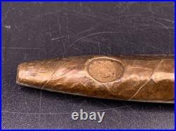Rare Vintage Cigar shaped humidifier metal cigar patent applied for