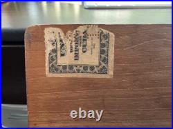 Rare Vintage GARCIA Y VEGA CIGARS STORE Advertising WOOD DOVETAILED HUMIDOR BOX