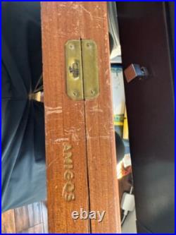 Rare Vintage GARCIA Y VEGA CIGARS STORE Advertising WOOD DOVETAILED HUMIDOR BOX