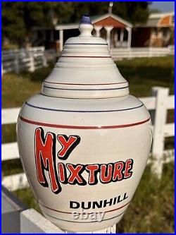 Rare Vintage Large Dunhill My Mixture Tobacco Jar Humidor Pipe Smoking Tobacco