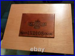 Rare Vintage Puros Indios Cigar Store Display Rolando Reyes