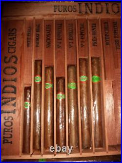 Rare Vintage Puros Indios Cigar Store Display Rolando Reyes