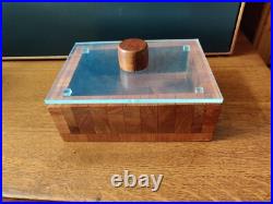 Rare Vintage Teak Alfred Dunhill Humidor