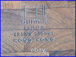 Rare Vintage Teak Alfred Dunhill Humidor