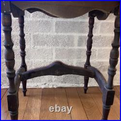 Rare Vintage Wooden Humidor Smoking/ Table Stand/Metal Lined /Classic Tobacciana