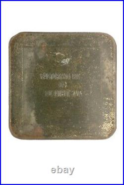 Rare1910s Ginks humidor 100 cigar tin in fair condition