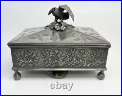 Reed And Barton Silver Played Humidor. In Amazing Condition! RARE Reed And Barton Silver Played Humidor. In Amazing Condition! RARE