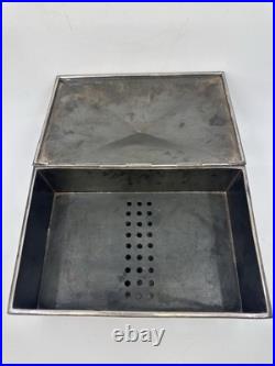 Reed And Barton Silver Played Humidor. In Amazing Condition! RARE Reed And Barton Silver Played Humidor. In Amazing Condition! RARE
