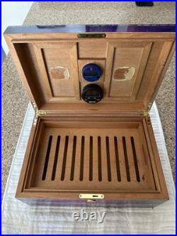 Rocky Patel Edicion Unica Solid Wood Cigar Chest Humidor 100 Cigar Capacity